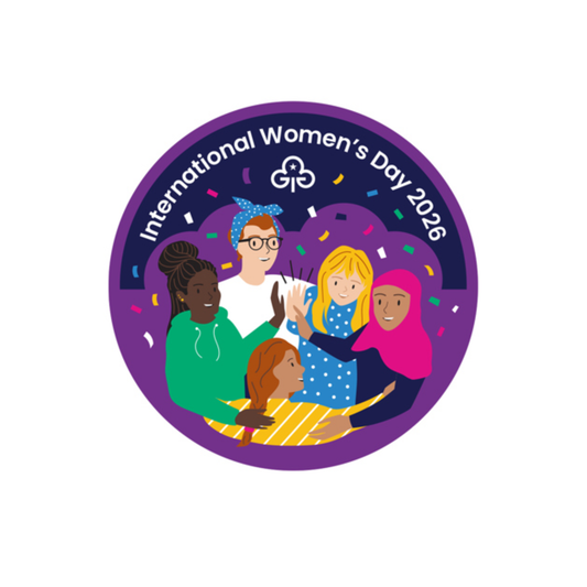 International Women's Day 2026 woven badge