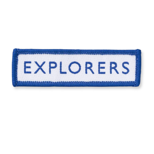 Explorers Logo Woven Badge
