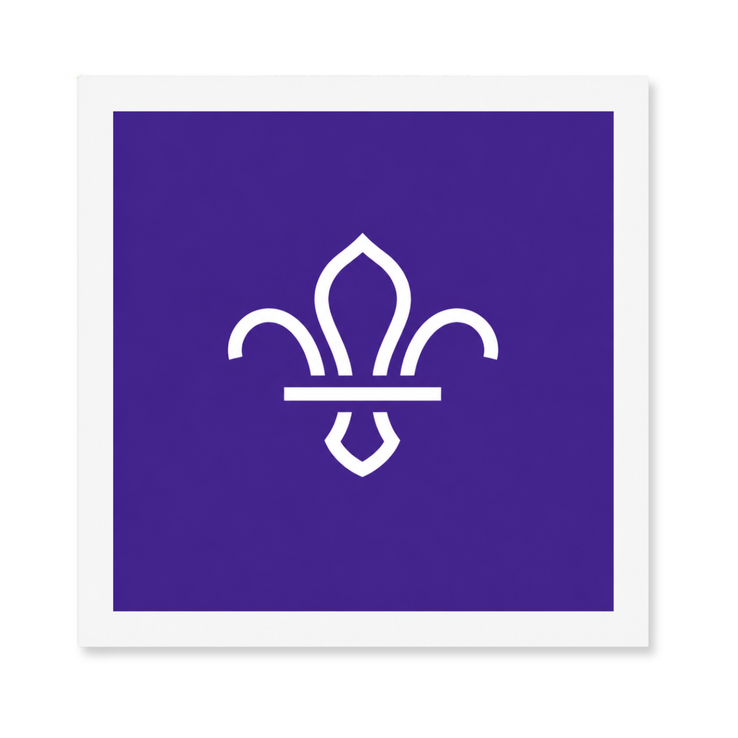 Fleur de Lis greeting card - Blank