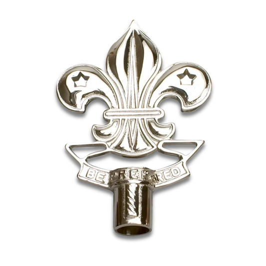 Flag Scout Mount - Traditional Fleur de Lis