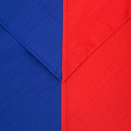 Adult Necker Half & Half - Royal / Scarlet