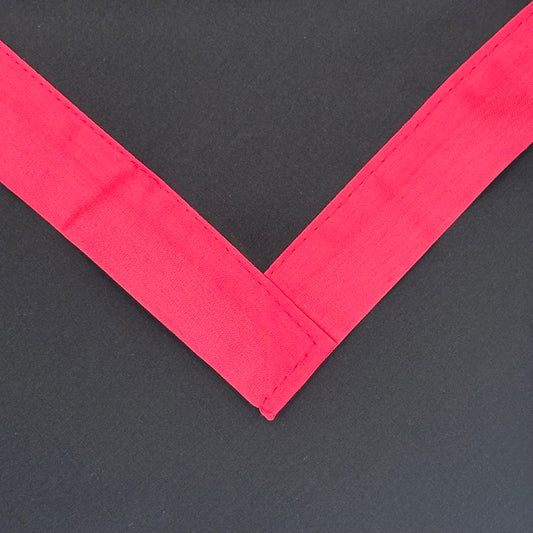 Adult Necker with Trim - Black / Cerise