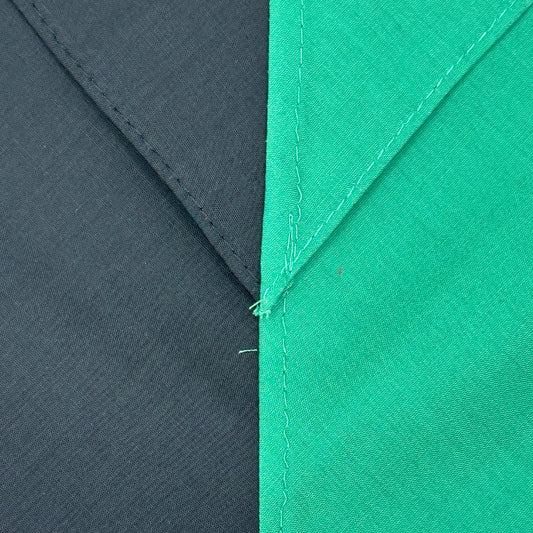 Child Necker Half & Half - Black / Emerald
