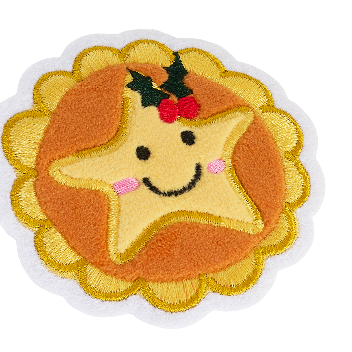 Mince Pie Blanket Badge