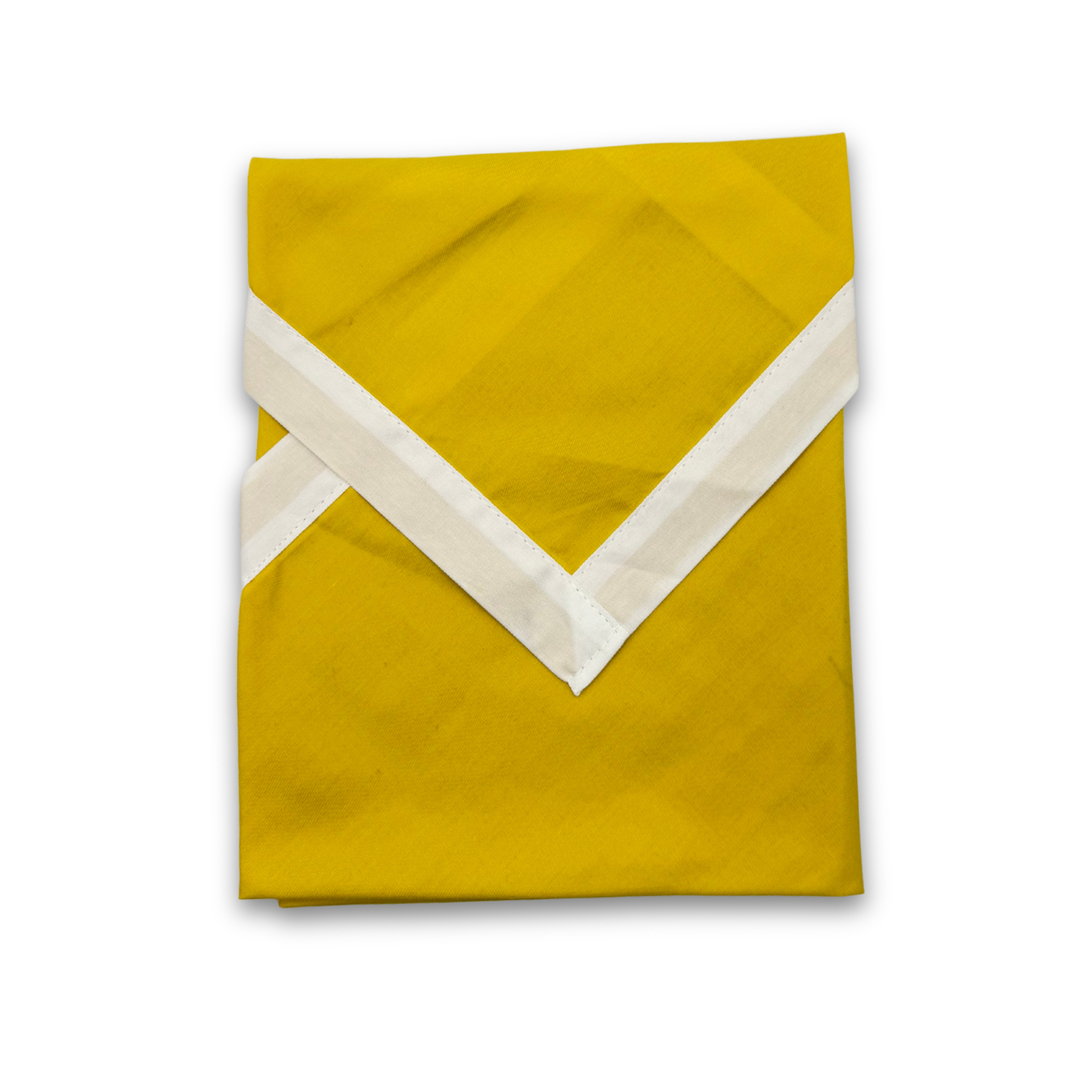 Adult Necker with Trim - Gold / White