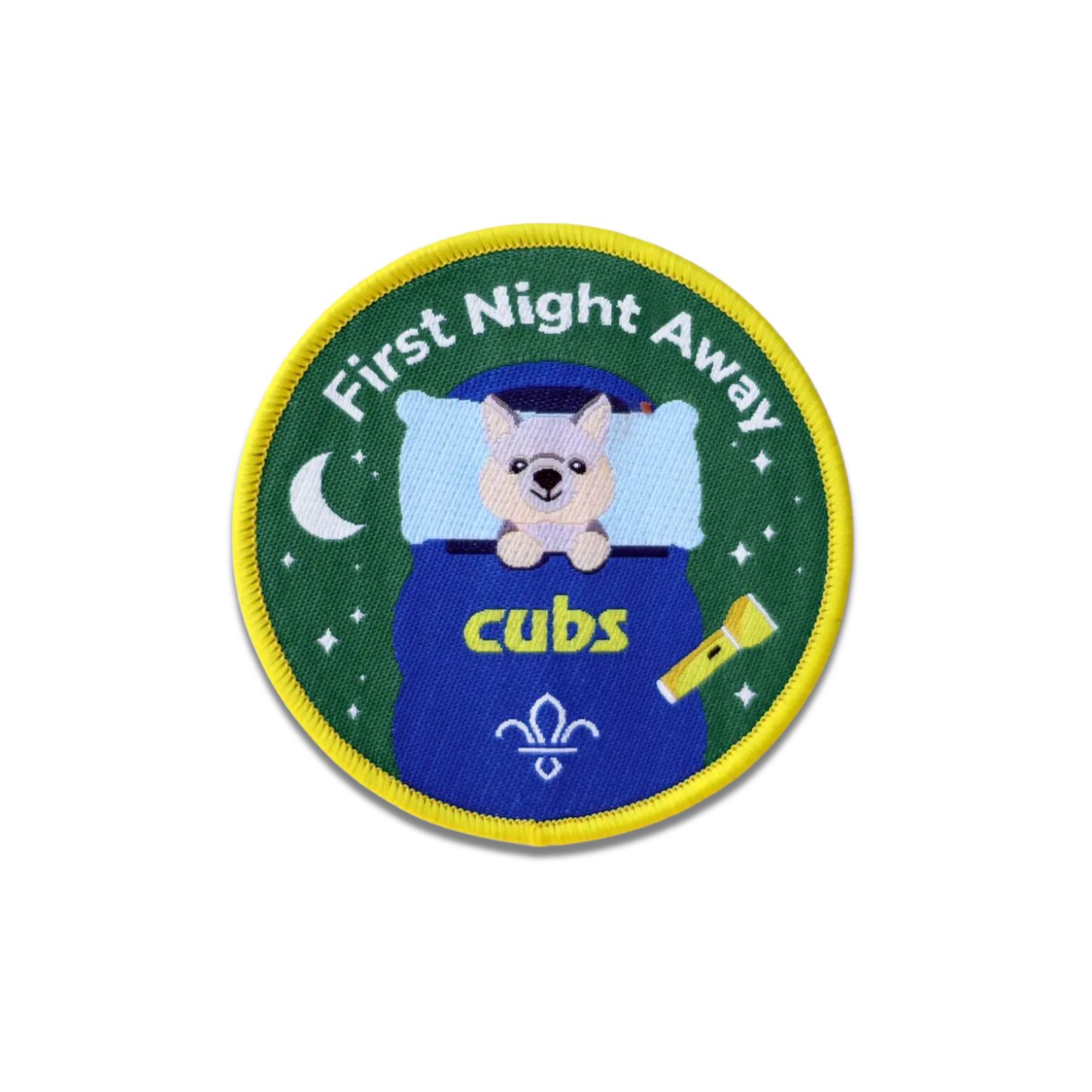 First Night Away Cubs Blanket Badge