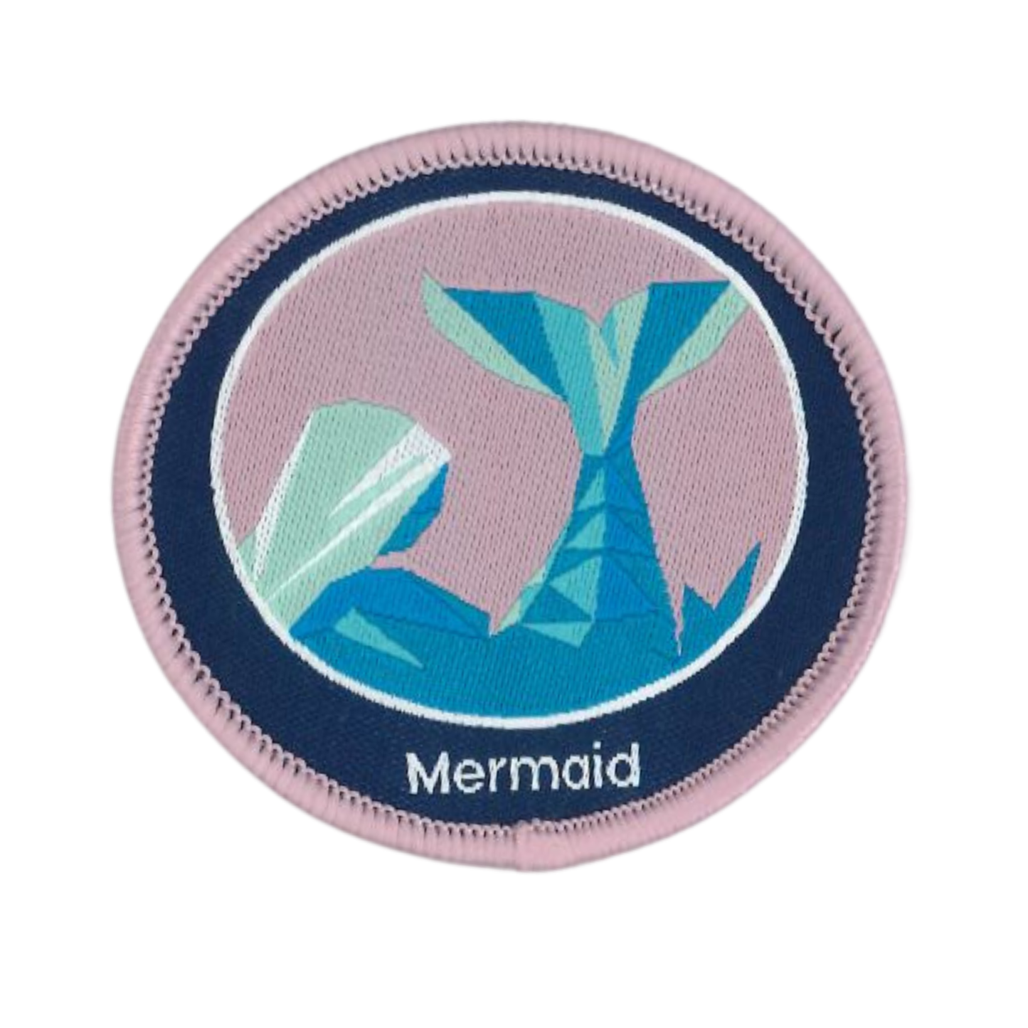 Mermaid Emblem - Woven