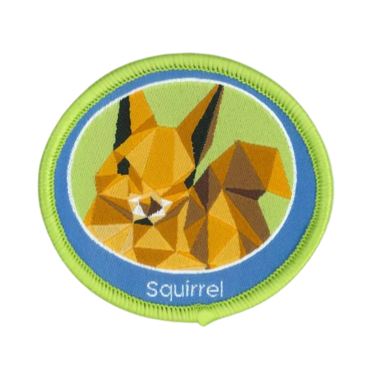 Squirrel Emblem - Woven