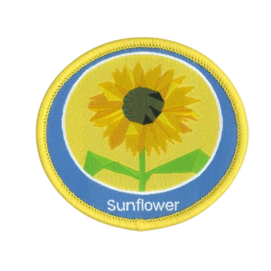 Sunflower Emblem - Woven