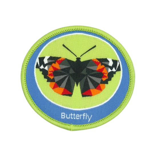 Butterfly Emblem - Woven