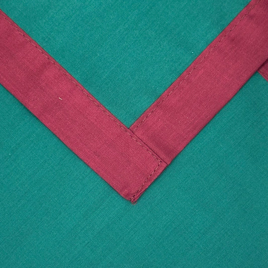 Child Necker with Trim - Scout Green / Maroon