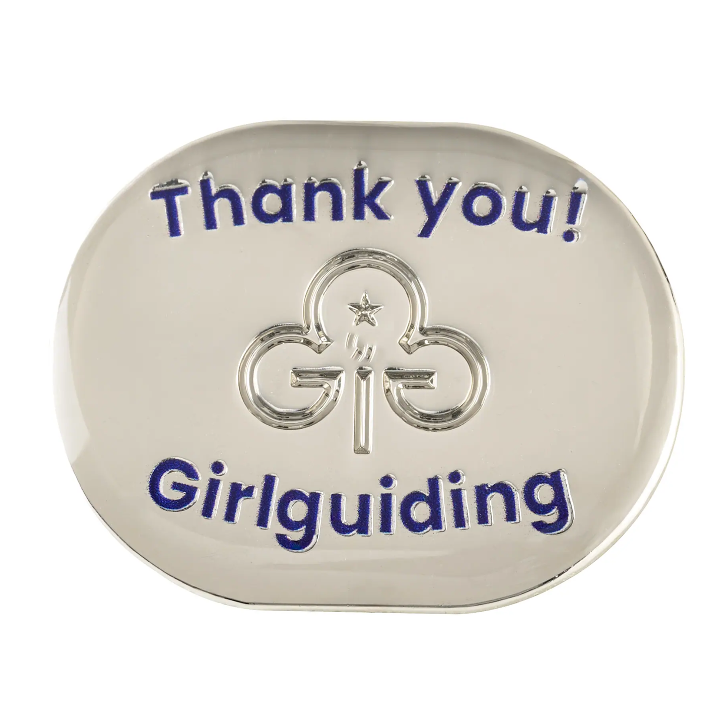 Thank you metal badge
