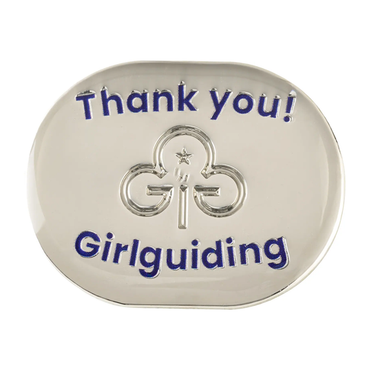 Thank you metal badge