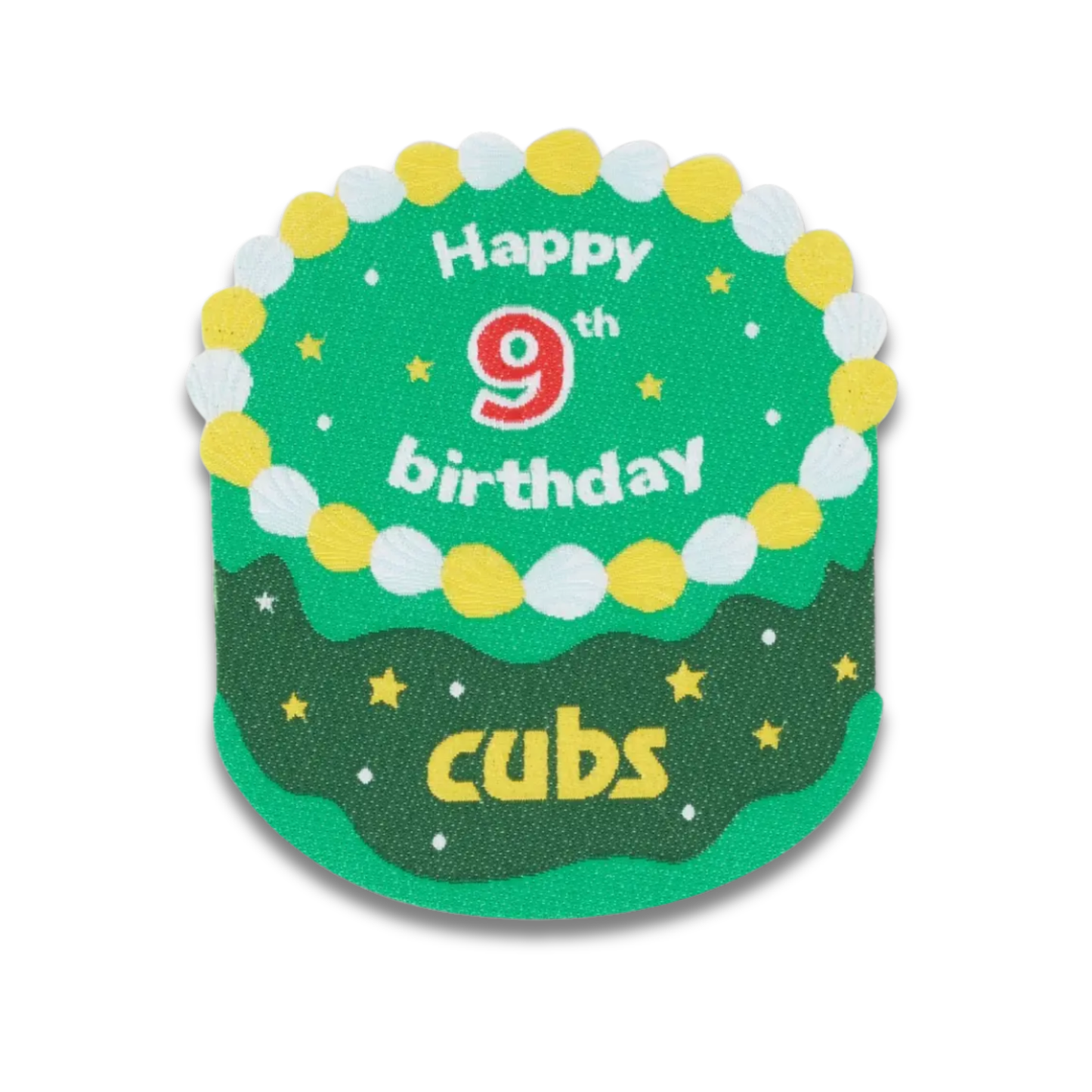 Cubs Happy 9th Birthday Blanket Badge