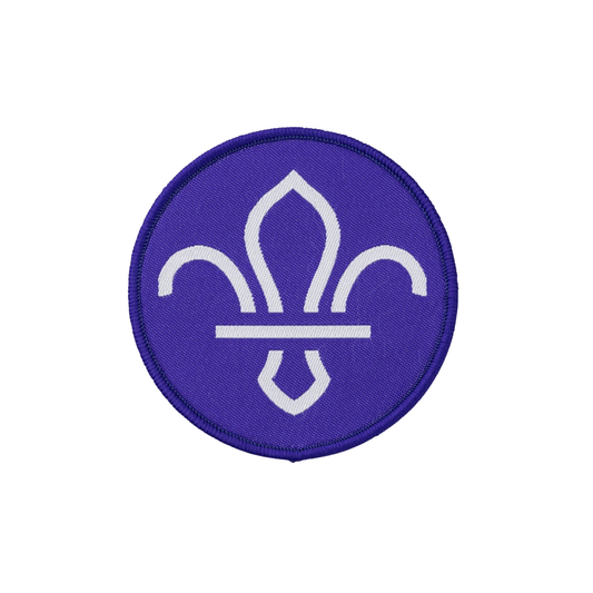 Fleur de Lis Scouts Woven Blanket Badge