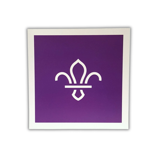 Fleur de Lis greeting card - Blank