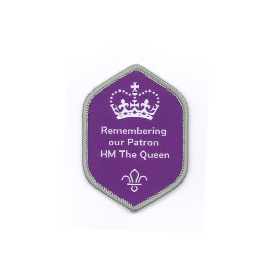 Official Memorial Badge for HM The Queen