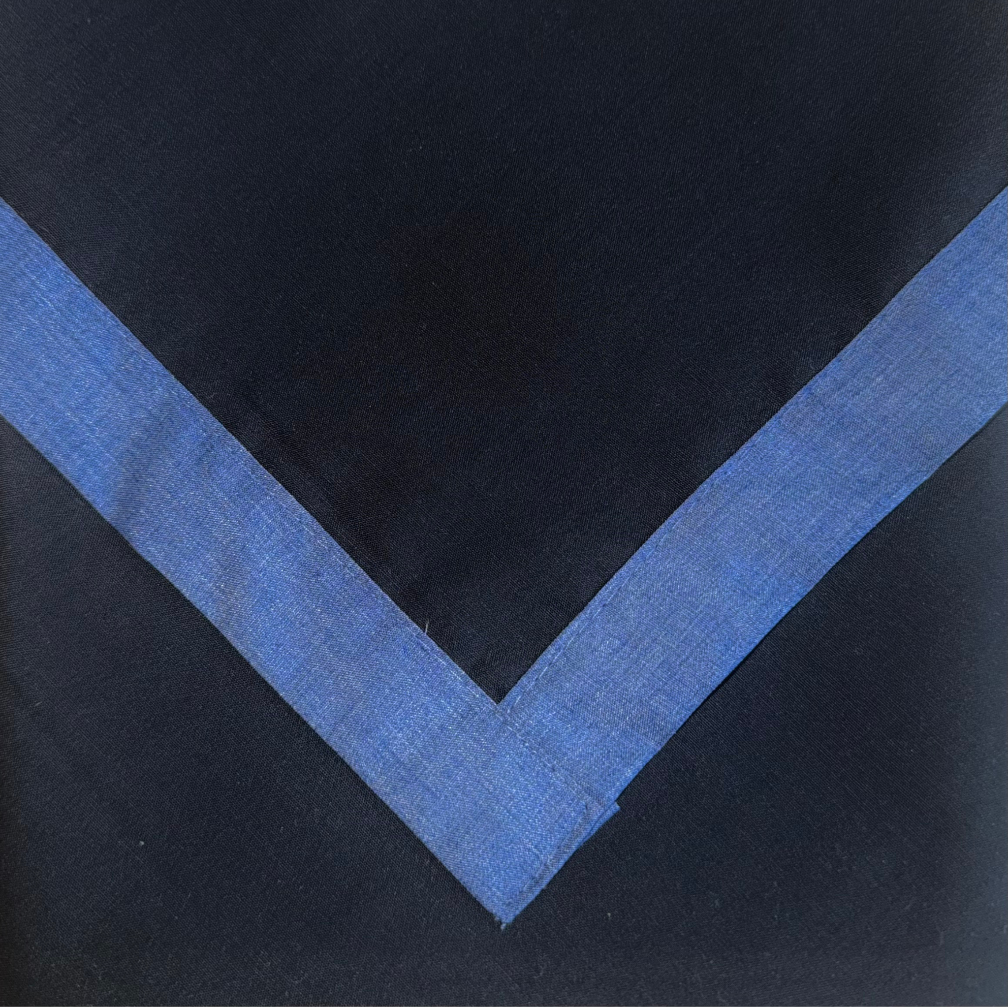 Adult Necker with Trim - Black / Hyacinth (denim grey) – The Scout And ...