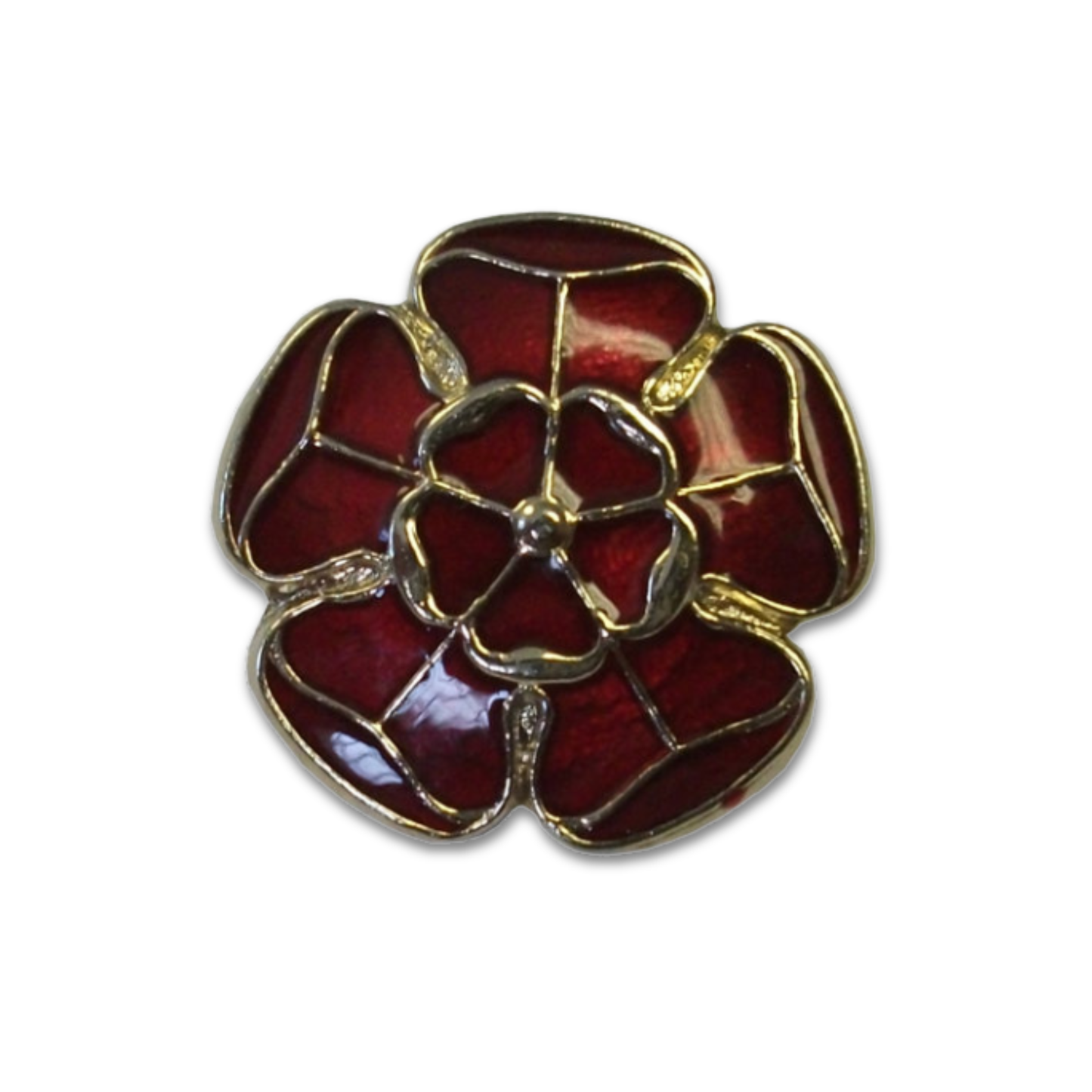 Lancashire Rose metal badge