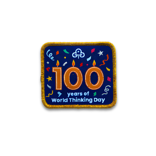 World Thinking Day 2026 woven badge