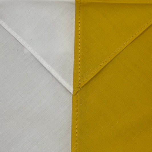 Adult Necker Half and Half - White / Gold