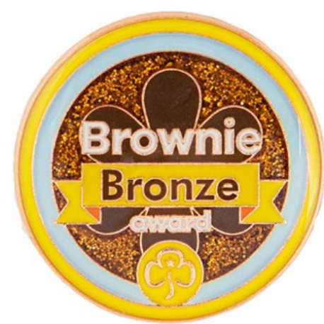 Bronze award - Brownies metal badge