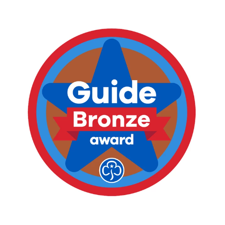 Bronze award - Guides woven badge