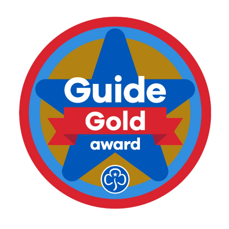 Gold award - Guides woven badge