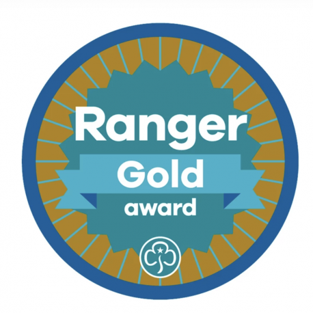 Gold award - Rangers woven badge
