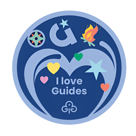 I love Guides woven badge