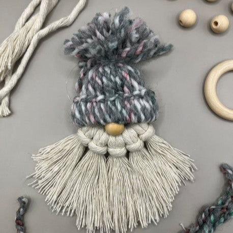 Macrame Gnome Kit - Make Your Own