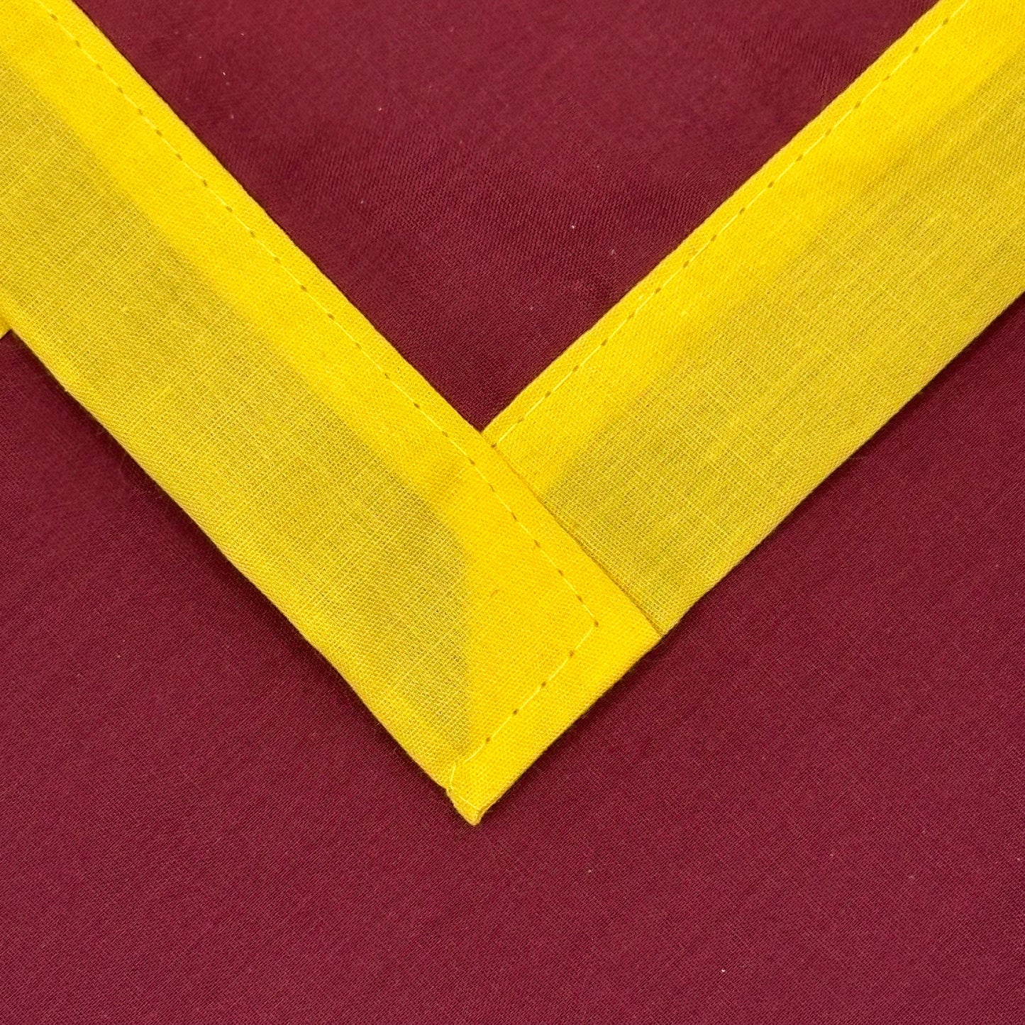 Adult Necker with Trim - Maroon / Gold