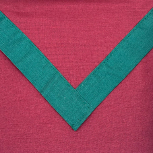 Child Necker with Trim - Maroon / Scout Green
