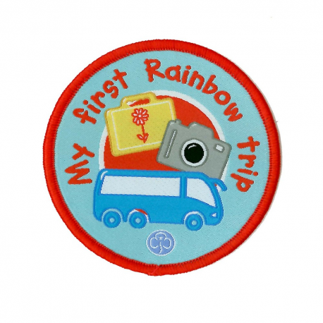 My First Rainbow Trip Woven Badge