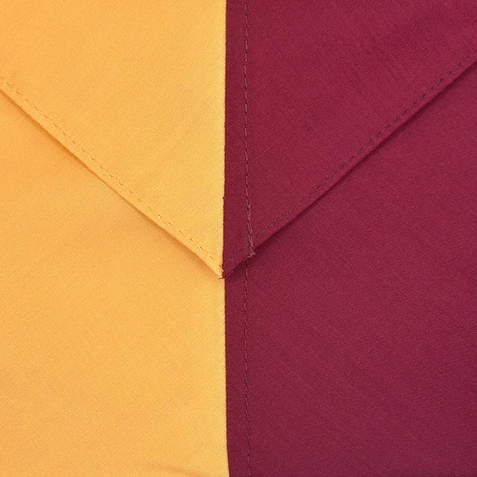 Adult Necker Half and Half - Orange / Crimson