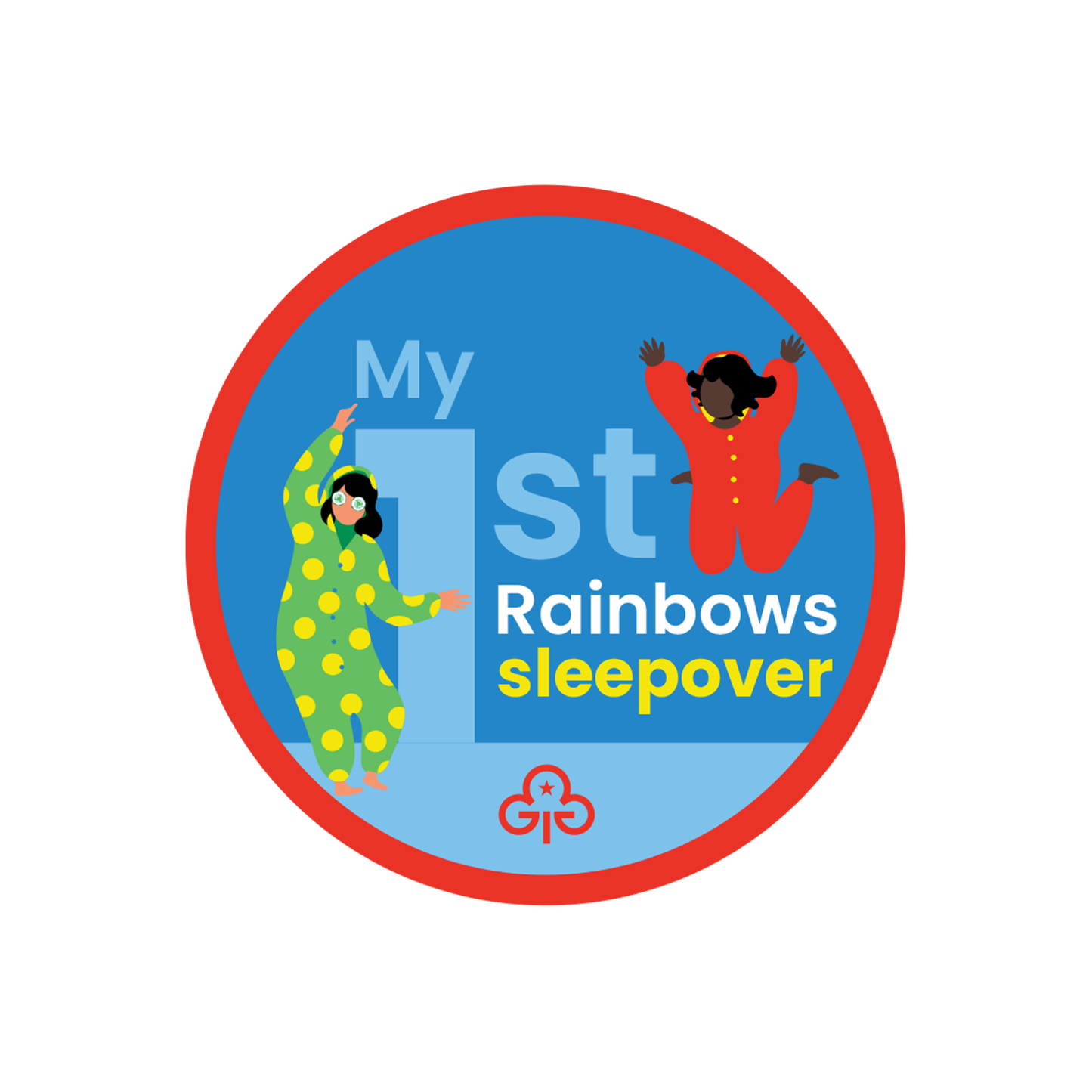 My First Rainbow Trip Woven Badge