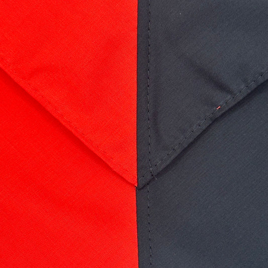 Child Necker Half and Half - Scarlet / Black