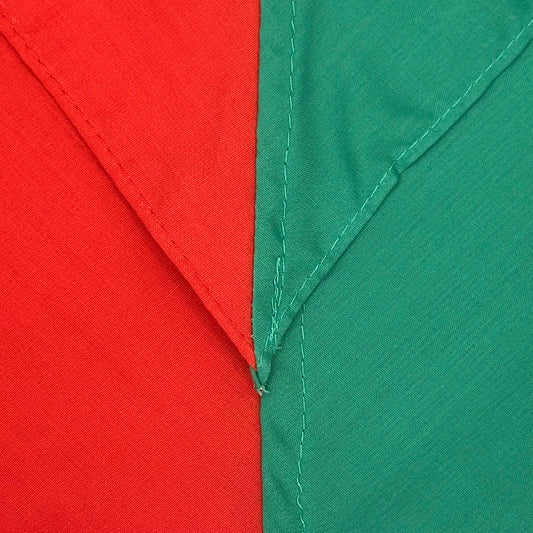 Adult Necker Half and Half - Scarlet / Emerald