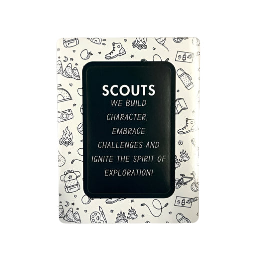 Scouts Magnetic Photo Frame - White